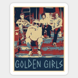 Golden Girls Poster Sticker